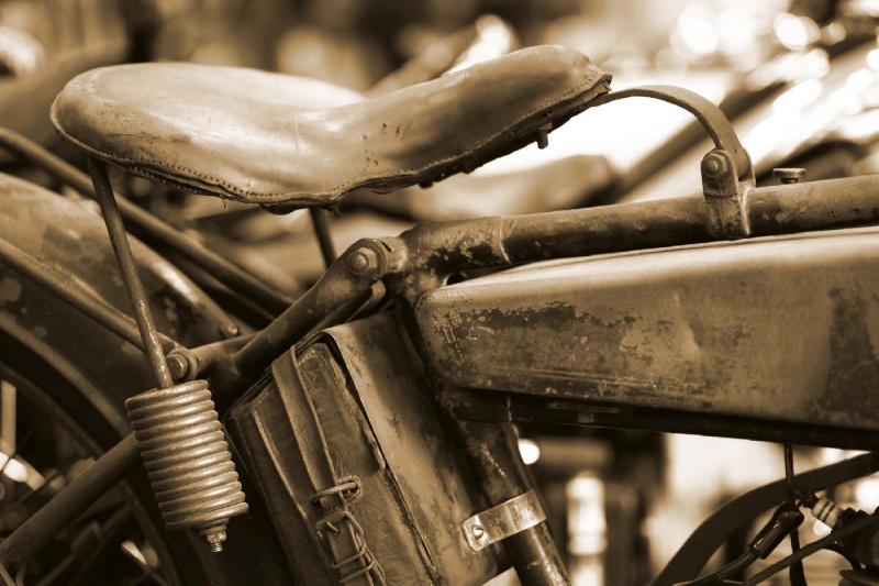 Fototapeta na flizelinie MS-5-2804 Siodło motocyklowe 375 x 250 cm