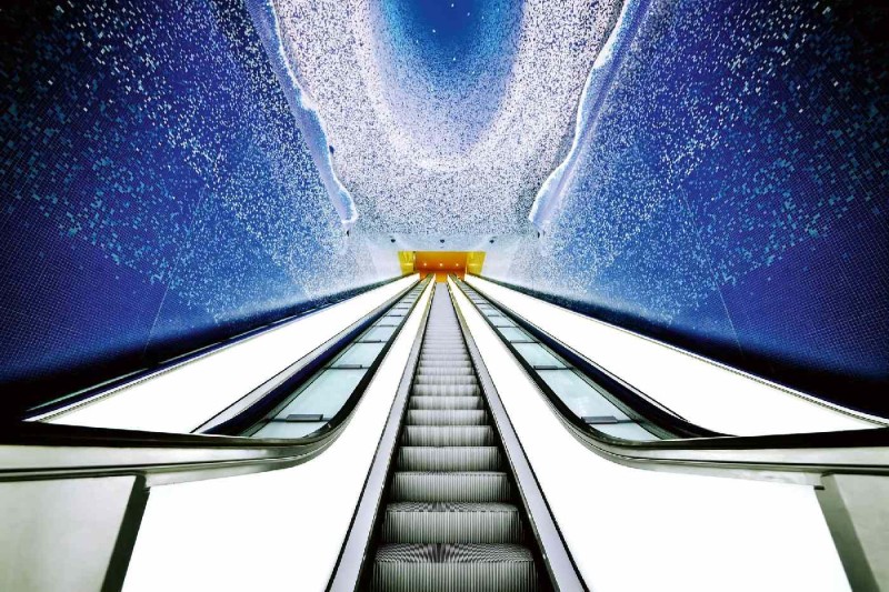 Fototapeta na flizelinie MS-5-2815 Metro w Neapolu 375 x 250 cm