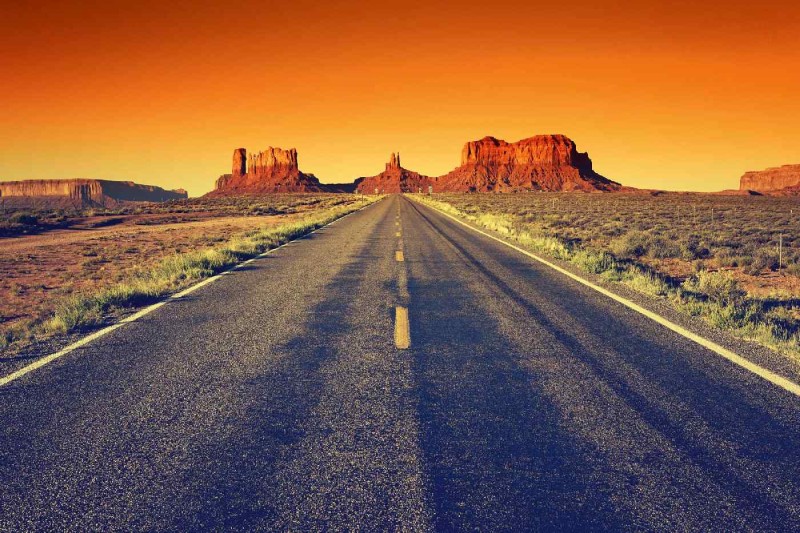 Fototapeta na flizelinie MS-5-2855 Droga do Monument Valley 375 x 250 cm