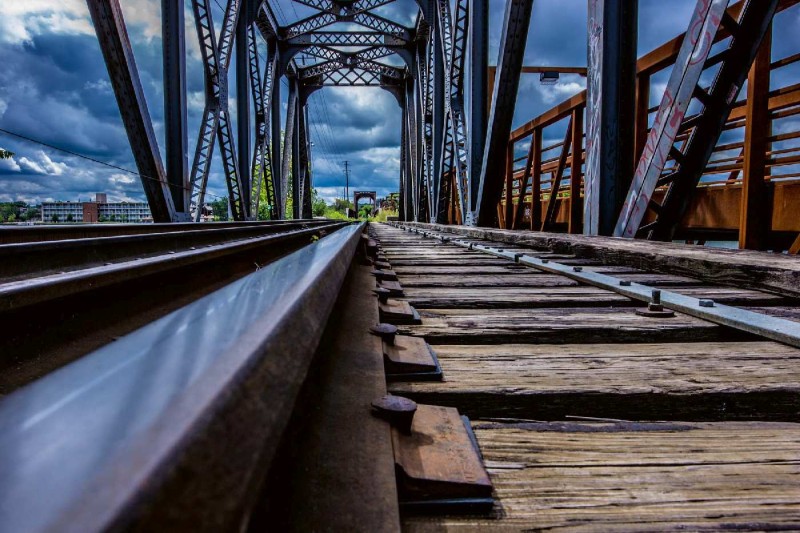 Fototapeta na flizelinie MS-5-2863 Tory kolejowe 375 x 250 cm