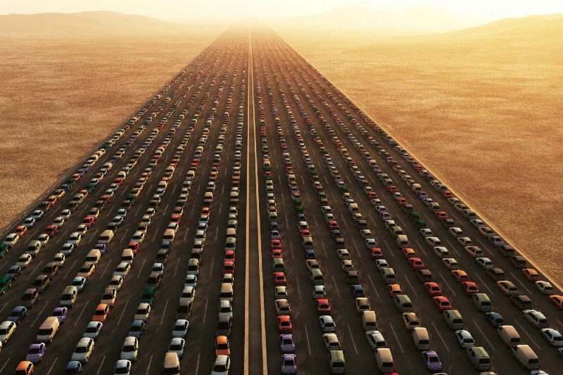 Fototapeta na flizelinie MS-5-2874 Zapadlisko drogowe 375 x 250 cm