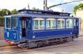 Fototapeta na flizelinie MS-5-2879 Stary niebieski tramwaj 375 x 250 cm