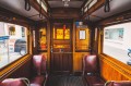 Fototapeta na flizelinie MS-5-2890 Stary czerwony tramwaj 375 x 250 cm