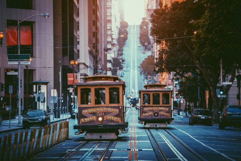 Fototapeta na flizelinie MS-5-2891 California Street 375 x 250 cm