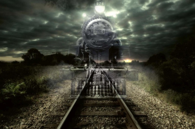 Fototapeta na flizelinie MS-5-2907 Ghost Train 375 x 250 cm