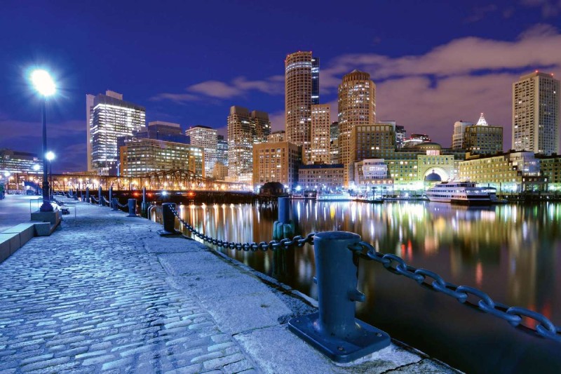 Fototapeta na flizelinie MS-5-2938 Dzielnica Finansowa, Boston 375 x 250 cm