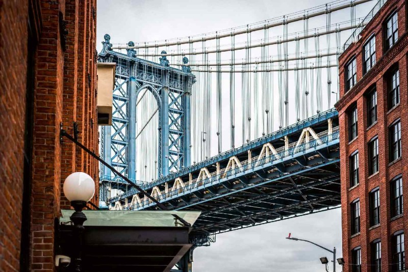 Fototapeta na flizelinie MS-5-2976 Manhattan Bridge 375 x 250 cm