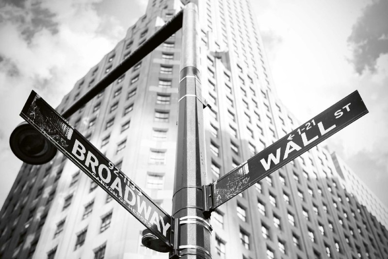 Fototapeta na flizelinie MS-5-3005 Wall Street i Broadway 375 x 250 cm