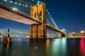 Fototapeta na flizelinie MS-5-3007 Most Brookliński z Manhattanu 375 x 250 cm