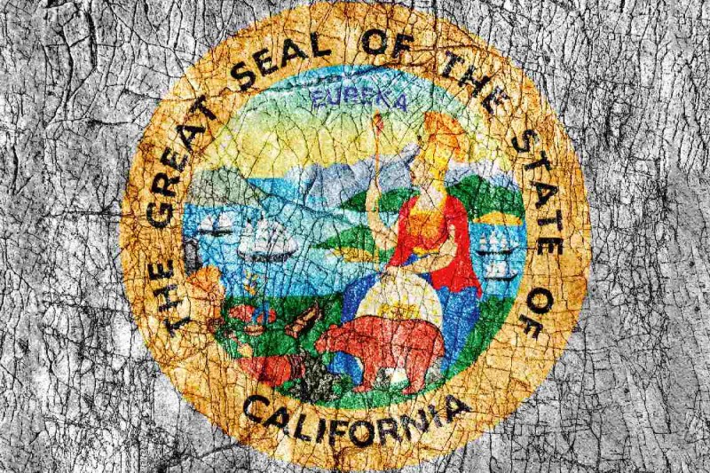 Fototapeta na flizelinie MS-5-3014 Seal of California 375 x 250 cm