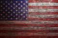 Fototapeta na flizelinie MS-5-3016 flaga USA na drewnie 375 x 250 cm