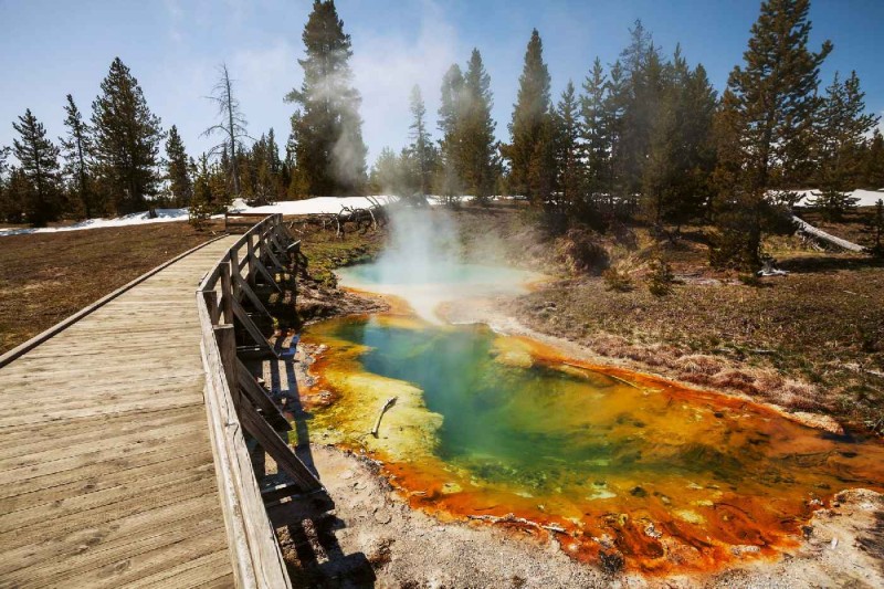 Fototapeta na flizelinie MS-5-3027 Yellowstone Park 375 x 250 cm