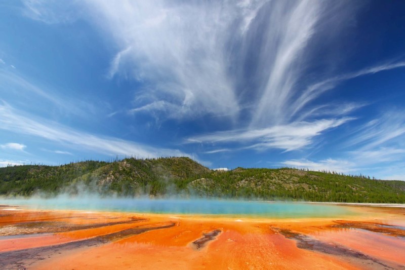 Fototapeta na flizelinie MS-5-3036 Grand Prismatic Spring 375 x 250 cm