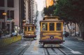Fototapeta na flizelinie MS-5-3048 Kolejka linowa w San Francisco 375 x 250 cm