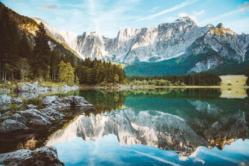 Fototapeta na flizelinie MS-5-3074 Lago di Fusine 375 x 250 cm