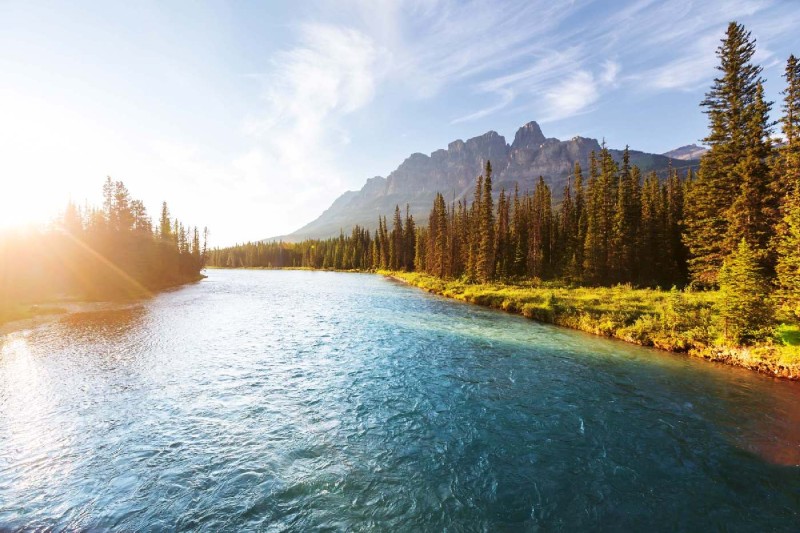Fototapeta na flizelinie MS-5-3103 Castle Mountain, Kanada 375 x 250 cm