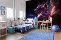 Fototapeta na flizelinie MS-5-AI-0010 Purple Dragon 375 x 250 cm