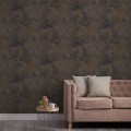 TAPETA 186401 PLUM  teksturowana postarzana metaliczna