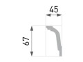 MARBET E-35 LISTWA PRZYSUFITOWA E35