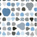 OKLEINA MEBLOWA 12852 GEKKOFIX APPLES & PEARLS BLUE