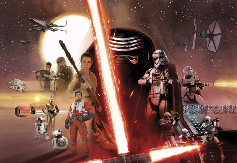 Fototapeta 8-492 STAR WARS EP7 COLLAGE