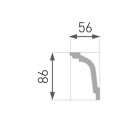 MARBET E-33 LISTWA PRZYSUFITOWA E33