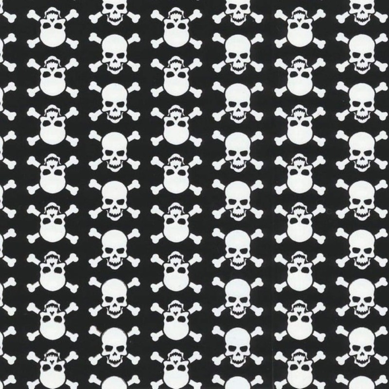 OKLEINA MEBLOWA 12650 GEKKOFIX SKULLS WHITE