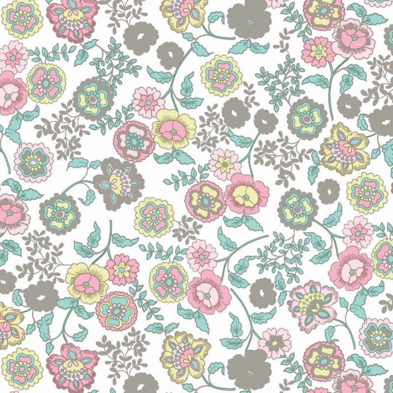 OKLEINA MEBLOWA 13426 GEKKOFIX FLEUR WHITE