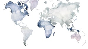 FOTOTAPETA 100549 Weltkarte YOUNG ARTISTS